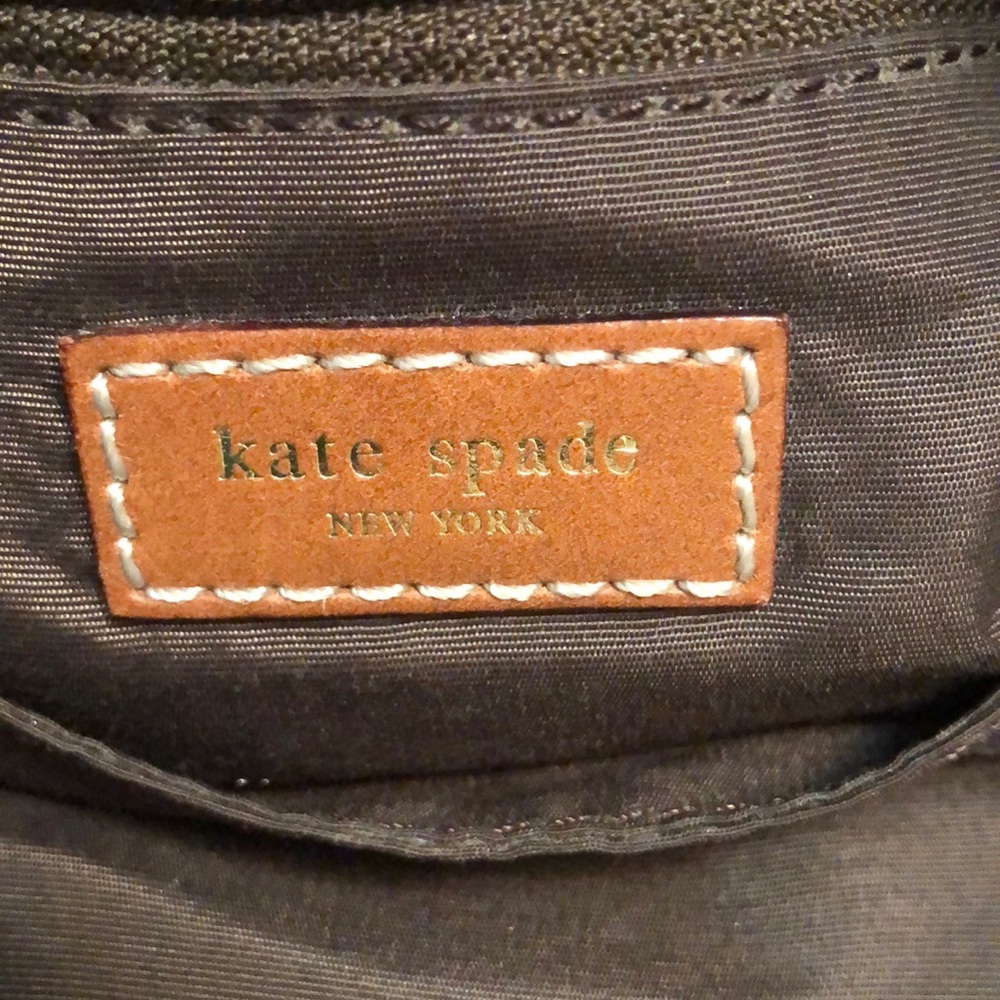Kate Spade New York shoulde bag brown leather Straps & trim the Noel dot pattern - Picture 9 of 13
